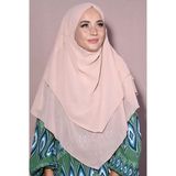 Nowa Scarf Sufle Khimar Orta Boy Tesettür Şal Somon