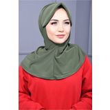 Nowa Scarf Tesettür Spor Şapka Scarf Havuz ve Denizde kullanıma uygun Çağla Yeşili
