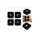 NowHealth Tens Elektrodu 5x5 çıtçıt 4 lü 5 paket (Compex Uyumlu)