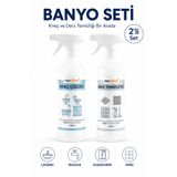 Nox Clean Banyo Seti 2’li 750 ml Kireç Çözücü + Derz Temizleyici Sprey