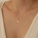 Nox Jewelry 14 Ayar Mikron Kaplamalı Arı ve Çiçek Figürlü Gümüş Kolye - CN00253