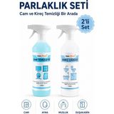 Noxclean Parlaklık Seti 2’li 750 ml Cam Temizleyici + Kireç Çözücü Sprey - 2 x 750 ml