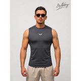 Noxra Compression Gym Atlet Slim Fit Erkek Spor ve Fitness Atleti - XS - Füme