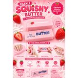 NOY Butter Squishy Strawberry Sukuşi Çilek Tereyağ Bir Adet 13 Cm Boyut Küre
