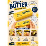 NOY Butter Squishy Tereyağ Sukuşi Stres Oyuncağı Sarı Bir Adet 13 Cm Boyut Küre