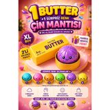 NOY Çin Mantısı + Butter Squishy Tereyağ 2'li Eğlence Paketi Küre