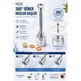 NOY Musluk Ucu Aparatı Musluk Başlığı 360° Döner Sıçrama Önleyici Mutfak Musluğu Uzatma Aparatı Evye Batarya Ucu