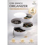 NOY Organizer Takı Kutusu Çok Amaçlı Düzenleyici Makyaj Organizer Takı Organizeri Çekmeceli Organizer