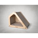 Noya House Asil – Ahşap Kedi & Küçük Köpek Evi - Antrasit