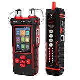NOYAFA NF-859GT 10-in-1 Ağ ve Fiber Kablo Test Cihazı | RJ45 RJ11 Destekli, CAT5 CAT6 Uyumlu, POE Testi, VFL Özelliği, OPM Fonksiyonu