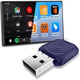 Noyo Mini Ultra 2025 Kablosuz Carplay & Android Auto Adaptörü | Kablolu Sistemi Kablosuza Çevir | Tüm Telefonlar ile Uyumlu