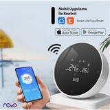 Noyo No.1 Wifi Akıllı Kablosuz Dijital Oda Termostatı - BEYAZ