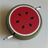 Nozzle Works 🍉 Karpuz Şeklinde Taşınabilir Kablo Sarıcı & Organizer - Karışık Çok Renkli