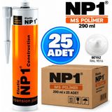 NP 1 MS Beyaz 290 ml 25 Adet Polimer Silikon