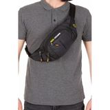 Np 622 Erkek Gri Usb Kulaklık Çıkışlı Crossbody Çapraz Göğüs Omuz Ve Bel Çantası Siyah Sarı