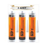 NP1 MS POLİMER SİLİKON SIZDIRMAZ İZOLASYON YAPIŞTIRICI (ANTRASİT 3 ADET) 290 ML