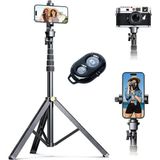 NP688 210 cm Tripod ve Monopod Özellikli Kullanımı Kolay ve Pratik Iç ve Dış Mekan Fotoğraf ve Video Çekimleri Için Tripod (NP688 210 cm Tripod + Telefon Tutucu + Kumanda)