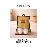 NPCQUN Bavul Içi Düzenleyici 5'li Set Valiz Seyahat Organizeri Hurç - Ayakkabı Torbası