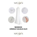 NPCQUN Elegans Gelinlik Kılıfı, Kıyafet,Elbise Koruma Taşıma Kılıfı Gamboç Elbise Hurcu, Gelinlik Çantası.