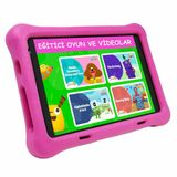 NPO 8" IPS Ekran Android 13.0 A133P 1.8GHz Antişok Çocuk Tableti, Kids Tablet (4GB RAM - 64 GB Kapasite, Pembe, 8 İnç)