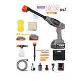 Npo Auhma ACR07G Reel 203PSI Çift Akülü Yeni Nesil Motor 12 Parça Profesyonel Oto Yıkama Tabancası
