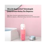 Npo Nicefeel FC5170 Mini Taşınabilir,şarjlı, Diş Teli/protez Bakım ve Profesyonel Ağız Duşu (Pembe) - (ClearEyelets)Black-RadiantOrchid