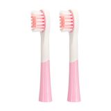 NPO Nicefeel X500 Çocuklar için Diş Fırçası Yedek Başlığı 2'li (Pembe, Medium)