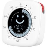 Npo NPT26XB Mutfak,ders,yemek Için 99:59DK Dijital Alarm Kronometre,pomodoro Öğrenci Motivasyon Saat - Ahşap - Bej - Siyah