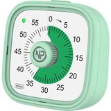 NPO NPT31Y 60dk Analog Alarm Zamanlayıcı Mutfak ve Ders İçin Yeşil Renkli Pomodoro Saati