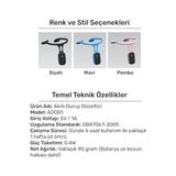 Npo Şarjlı Titreşimli Otomatik Hatrlatıcı,kamburluk Giderici Ergonomik Akıllı Duruş Düzeltici (Mavi) - Option-1 - --