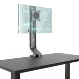 Npo Std2101b 17"-32" Vesa Uyumlu 180 Yükseklik Ayarlı Kablo Yönetimli Tekli Monitör Standı