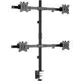 NPO STD5704B 17"-32" Dörtlü Monitör Standı, 2x2 Kurulum, Trader/Yazılımcı Monitör Kolu/Tutucu, 735mm Direk Yükseklik Ayarlı, VESA (4x7kg)
