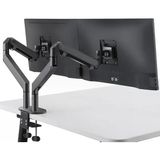 Npo Std7080g Siyah 10-27 İnç İki Kollu Amortisörlü Monitör Standı - Outlet Vitrin
