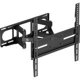 Npo STD85446 32"-75" Curved Tv Uyumlu Tam Hareketli Dönebilen Vesa Tv Duvar Askı Aparatı - Siyah