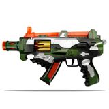 Npratik Pilli Işıklı Sesli Oyuncak Taramalı Silah - Gerçekçi Asker Macerası
