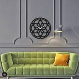 NR Dizayn (383) Dekoratif Metal Duvar Saati 69 X 69