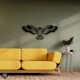NR Dizayn (414) Kartal Motifli Metal Duvar Tablosu 49 X 17.5