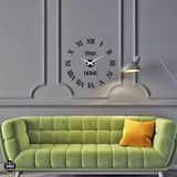 NR Dizayn (462) Roma Rakamlı Metal Duvar Saati 49 X 49