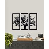NR Dizayn (86) Meşe Ağacı Dekoratif Metal Tablo 49 X 68