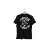 nrage Unisex Siyah Samcro Sons Of Anarchy Sırt Baskılı Tişört SSOAS1971211STU
