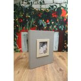 NRCN 10x15cm 200'lük Koton Desenli Lüks Fotoğraf Albümü (VİZON)