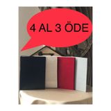 NRCN 4 Adet 10x15 Cm Ebatında 100 Adet Fotoğraf Kapasiteli Fotoğraf Albümü karışık Renk