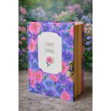 NRCN Flowery Journal Kilitli Defter Hatıra Anı Defteri Günlük