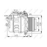 Nrf 32533 Klima Kompresöru Bmw N47 N57 E81 E82 E87 E88 E90 E92 E93 E60 E83 64526987862