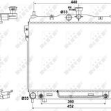 NRF 53173 Motor Su Radyatörü Hyundai Getz 02- Benzinli Otomatik (370×488×26)