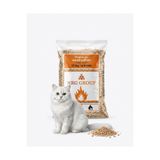 NRG GROUP PELET Premium Doğal Çam Peleti Organik Kedi Kumu 15 Kg, 6mm | %100 Doğal, Tozsuz, Yüksek Emilim ve Güçlü Koku Kontrolü