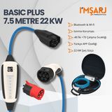 Nrgkick 22KW 32A Taşınabilir Elektrikli Araç Şarj Istasyonu (Basic Plus 7.5m Wifi+Bluetooth)