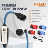 Nrgkick 22KW 32A Taşınabilir Şarj Istasyonu (Premium Set 7.5m Full Adaptör Wifi+Bluetooth)