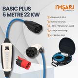 Nrgkick 22KW 32A Taşınabilir Şarj Istasyonu (Sabit Set 5m Duvar Askı Aparatı Wifi+Bluetooth)