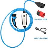 NRGkick 32A 22KW Wifi+Bluetooth Mobil Elektrikli Araç Şarj Istasyonu - 7.5 metre